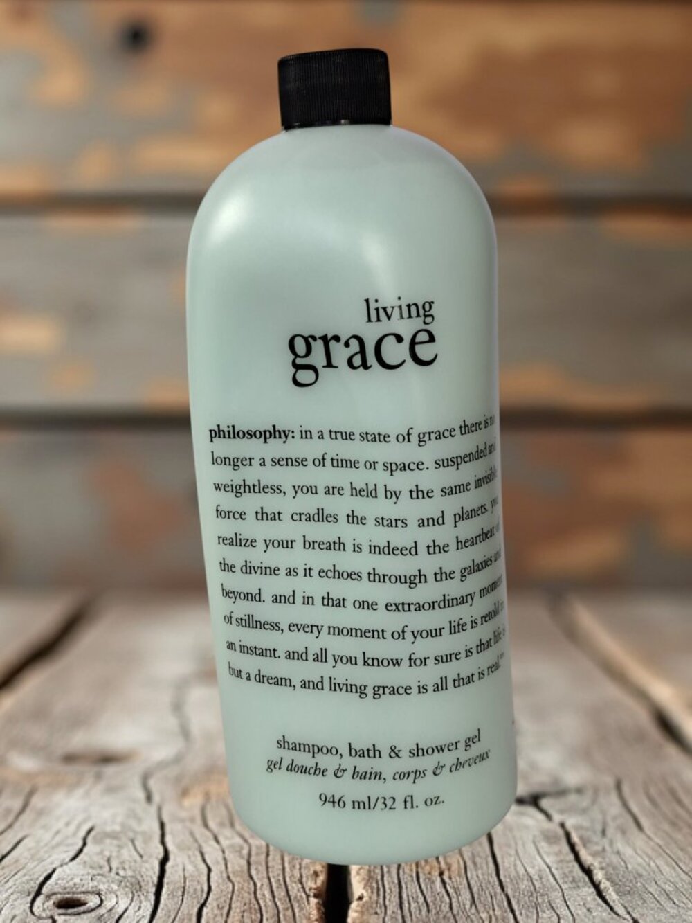Philosophy "Living Grace" Shampoo Shower Gel & Bubble Bath 32 oz. Brand New - Picture 9 of 10